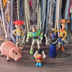 Toy Story Action Figure Set Vintage Disney Woody Jesse Zurg Buzz
